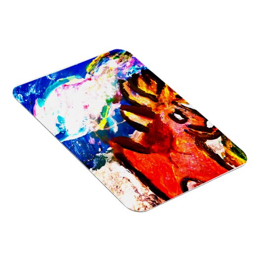 Deer in winter  マグネット (右側)