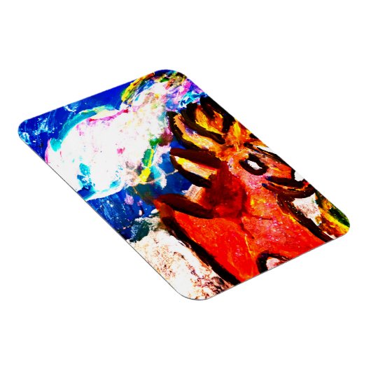 Deer in winter  マグネット (右側)