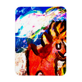 Deer in winter  マグネット