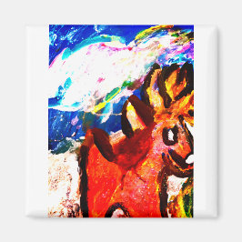 Deer in winter  マグネット