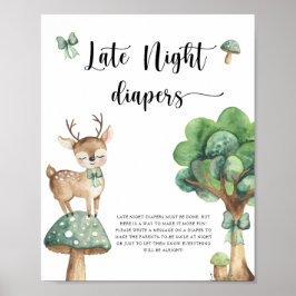 Deer - Late night diapers game  ポスター
