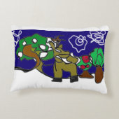 Deer love winter  アクセントクッション (裏面)