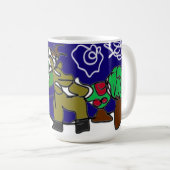 Deer love winter  コーヒーマグカップ (正面右)