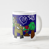 Deer love winter  ジャンボコーヒーマグカップ (正面右)