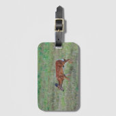 Deer Luggage Tag ラゲッジタグ (正面縦)