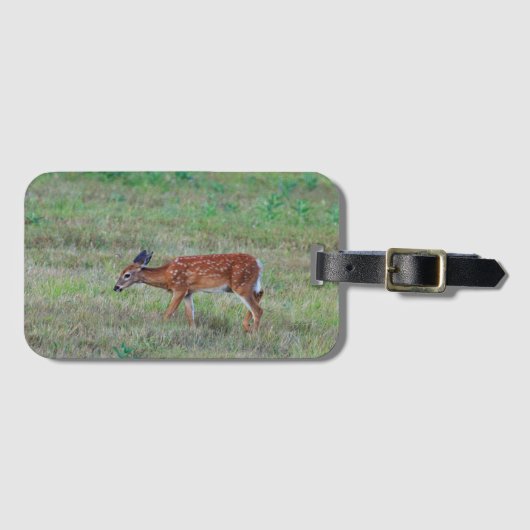 Deer Luggage Tag ラゲッジタグ (正面横)