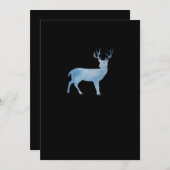 Deer Modern Artistic Design シーズンカード (正面/裏面)