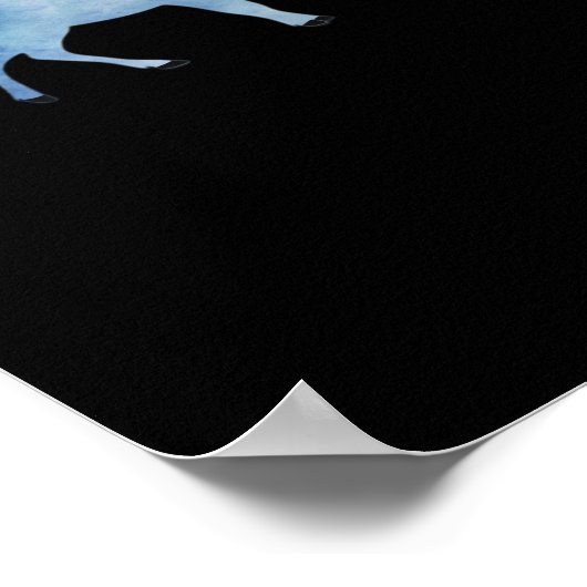 Deer Modern Artistic Design  ポスター (角)