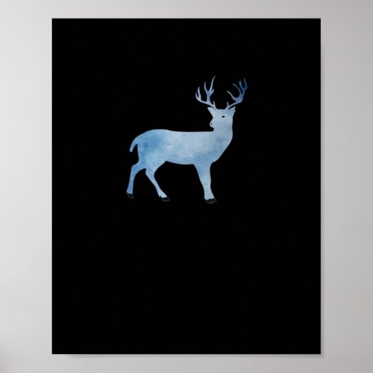 Deer Modern Artistic Design  ポスター (正面)