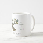 Deer Mug with Flower Antlers – Spring Coffee Cup コーヒーマグカップ (正面右)