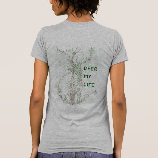 Deer My Life Tシャツ (裏面)