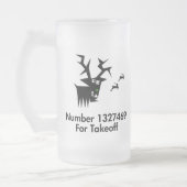 Deer No X離陸 フロストグラスビールジョッキ (左)