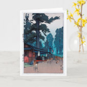 Deer of Kasuga Shrine, Hiroshi Yoshida カード (黄色い花)