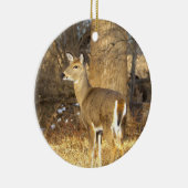 Deer Photo Ornament  セラミックオーナメント (右)