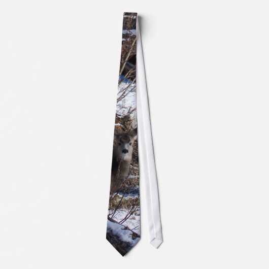 Deer Photo Tie ネクタイ (正面)