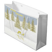 Deer Reflection ラージペーパーバッグ (正面アングル)