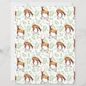 Deer Scrapbook Paper (裏面)