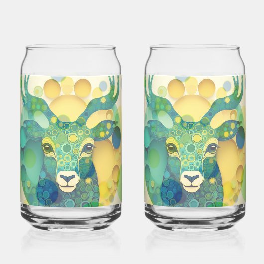 Deer Soda Glass ガラス缶 (正面)