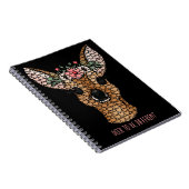 Deer to be 違う Doe 6x9スパイラルノートブック ノートブック (右側)