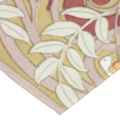 Deer &Tree Squirrel Bird Rowan Berries Art Nouveau テーブルクロス (アングル)