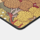 Deer &Tree Squirrel Bird Rowan Berries Art Nouveau デスクマット (コーナー)