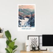 Deer Valley Travel Poster - Utah 1 ポスター (ホームオフィス)