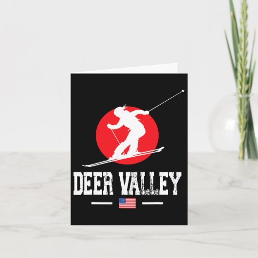 Deer Valley Usa Ski Resort Rocky Mountains America カード (正面)