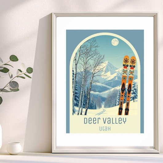 Deer Valley Utah ski resort  ポスター