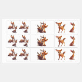 Deer Vinyl Sticker ラベル (シート)