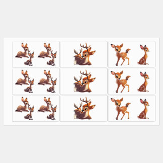 Deer Vinyl Sticker ラベル