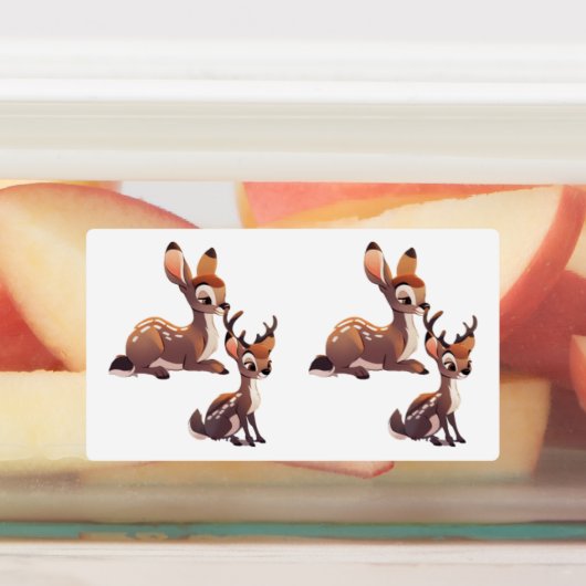 Deer Vinyl Sticker ラベル (貼付)