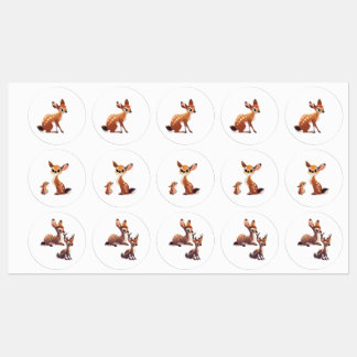 Deer Vinyl Sticker ラベル