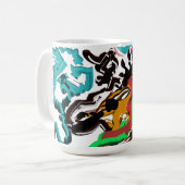 Deer winter  コーヒーマグカップ (正面左)