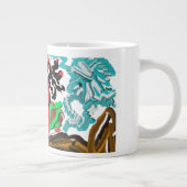 Deer winter  ジャンボコーヒーマグカップ (右)