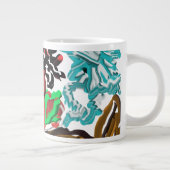 Deer winter  ジャンボコーヒーマグカップ (右)