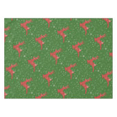 Deer Winter Holidays Baby Jersey Bodysuit テーブルクロス (正面(横))