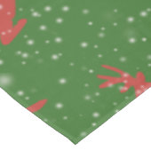 Deer Winter Holidays Baby Jersey Bodysuit テーブルクロス (アングル)