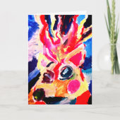 Deer winter joy カード (正面)