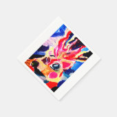 Deer winter joy スタンダードカクテルナプキン (角)