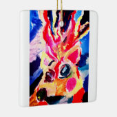 Deer winter joy セラミックオーナメント (右)