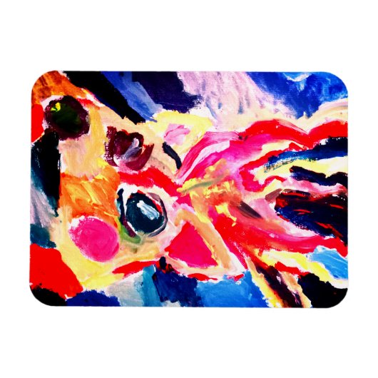 Deer winter joy マグネット (横)