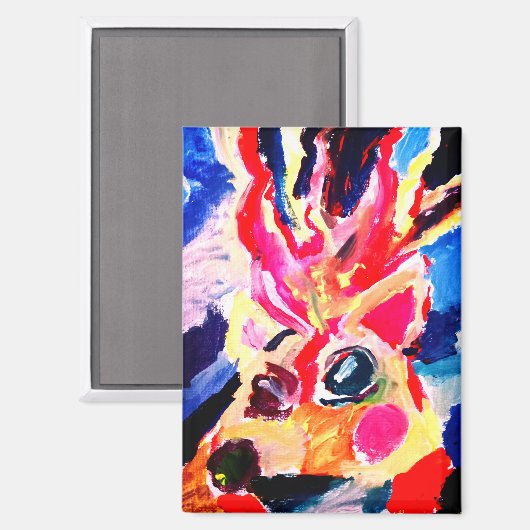 Deer winter joy マグネット (正面/裏面)