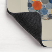 Deer with Colored Circles マウスパッド (コーナー)