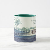 Deerfieldの小学校の不足分の丘NJのマグ マグカップ (中央)