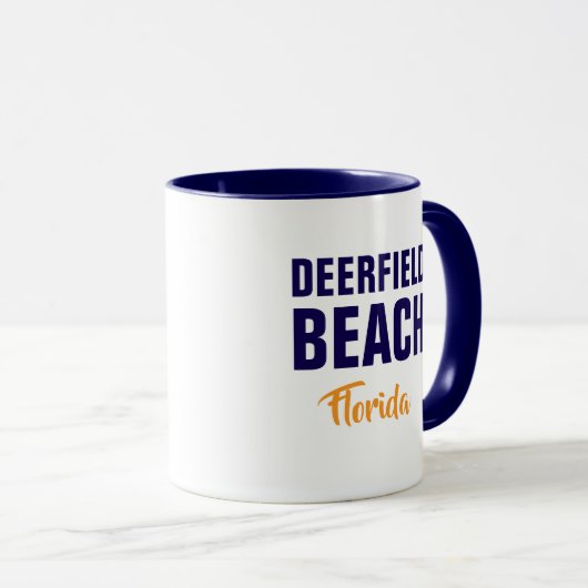 Deerfield Beach Florida Coffee Mug マグカップ (正面右)