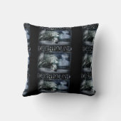 Deerhound grunge クッション (裏面)