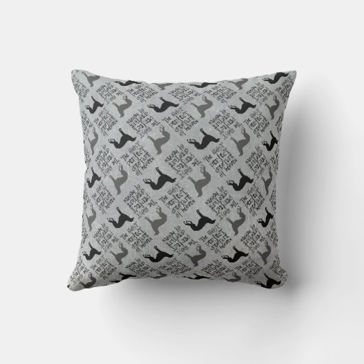 Deerhound Texto クッション (裏面)