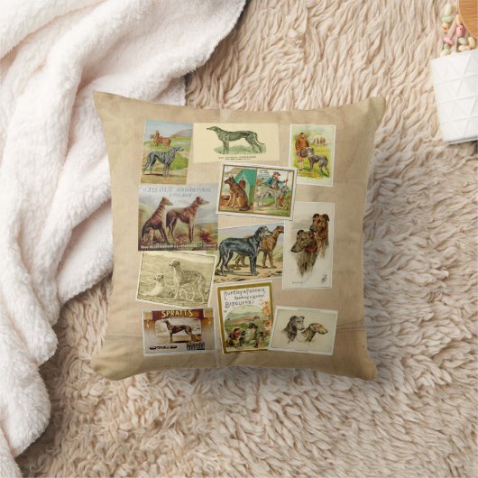 Deerhound Vintage クッション (ブランケット)