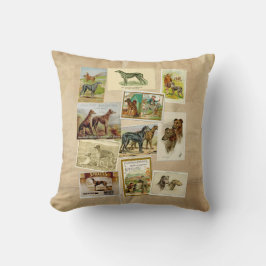 Deerhound Vintage クッション