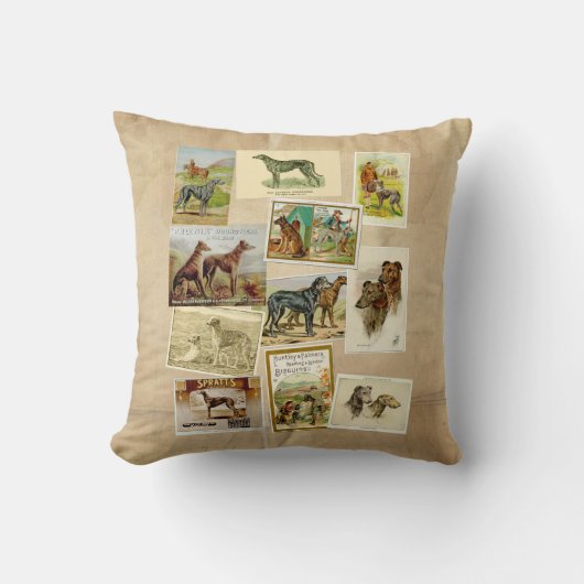 Deerhound Vintage クッション (正面)